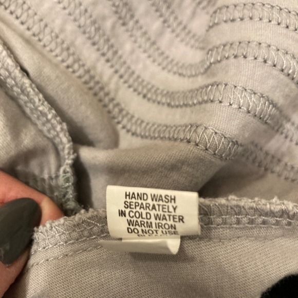 🌟⚡️HOST PICK🌟 Avatar Fair Trade Gray Tiny Waist Peasant Skirt W/Stripes XXS-XS - Picture 13 of 13